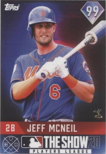2020 Topps The Show 20 Players League - Jeff McNeil #17