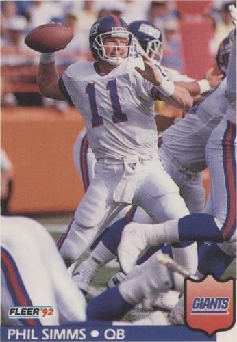 1992 Fleer Phil Simms #300