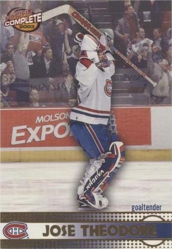 2002-03 Pacific Complete - Jose Theodore #412