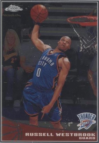 その他 Chrome Refractor RC Russell Westbrook 2008 Topps Chrome Russell Westbrook Refractor #224 /145 PSA