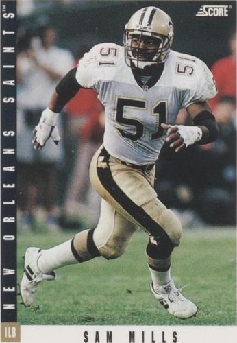 1993 Score Sam Mills #108