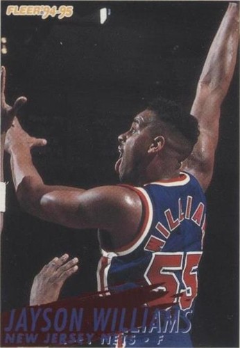 Fleer - 1995 - Jayson Williams - #332 New Jersey Nets - Card
