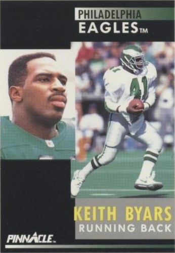 1991 Pinnacle Keith Byars #104