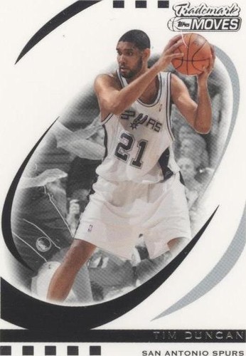 2006-07 Topps Trademark Moves - Tim Duncan #42