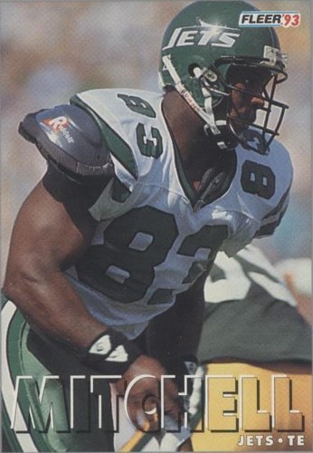 1993 Fleer Shell FACT (Football & Academics: A Championship Team) Johnny Mitchell #103