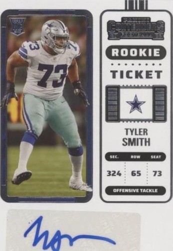 2022 Panini Contenders Tyler Smith #154
