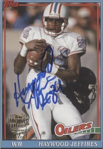 2013 Topps Archives Haywood Jeffires #FFA-HJ