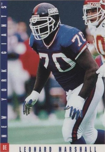 1993 Score Leonard Marshall #204
