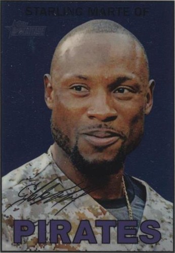 2016 Topps Heritage - Starling Marte #THC-140