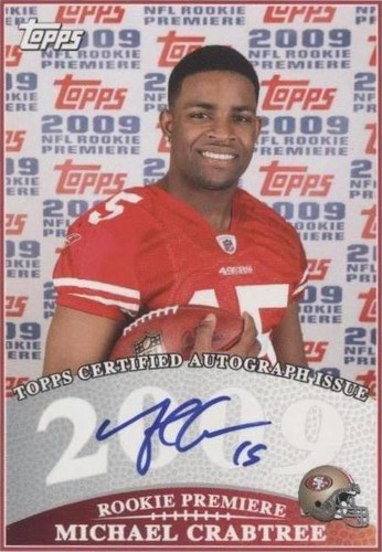 2009 Topps Michael Crabtree #RPA-MC