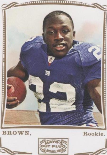 2009 Topps Mayo Andre Brown #12