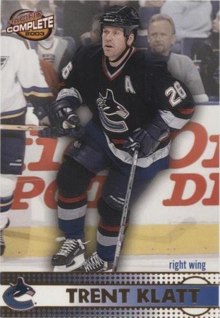 2002-03 Pacific Complete - Trent Klatt #355