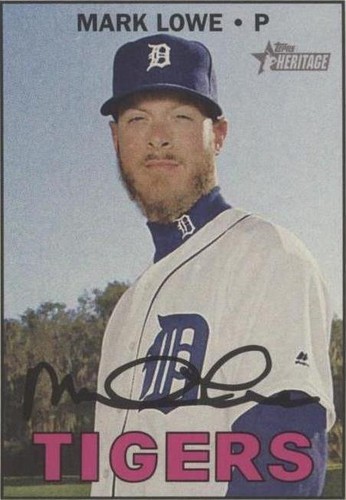2016 Topps Heritage High Number - Mark Lowe #626