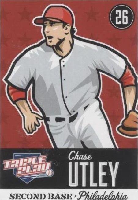2012 帕尼尼三重奏 - Chase Utley #61