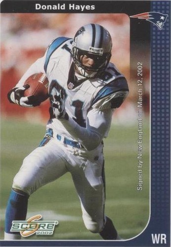 2002 Score Donald Hayes #35