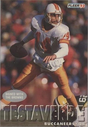 1993 Fleer Vinny Testaverde #484