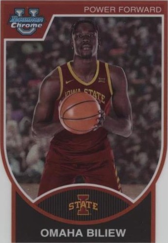 2023-24 Bowman University Chrome - Omaha Biliew #07B-9