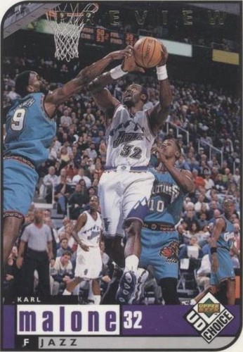 1998-99 Upper Deck UD Choice Preview - Karl Malone #143