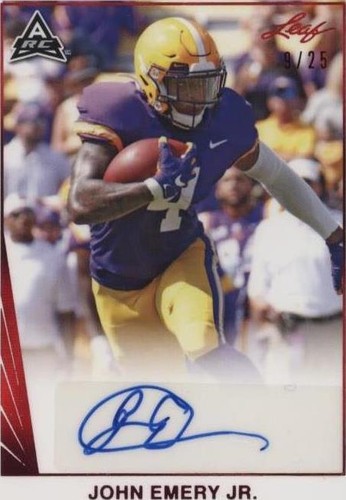 2021 Leaf Memories John Emery Jr. #BA-JEJ