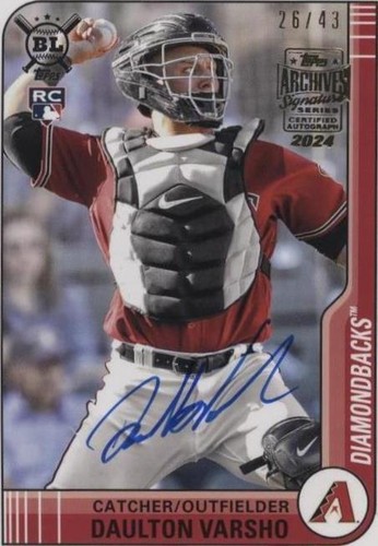 2024 Topps Archives Signature Series - Daulton Varsho #21TBL-163