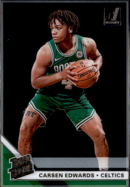 Carsen Edwards 2019-20 Panini Clearly Donruss Rated Rookie Card #81. rookie card picture