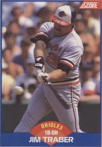 1989 Score - Jim Traber #590