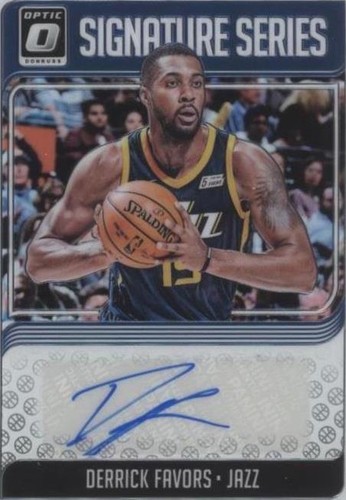 2018-19 Panini Donruss Optic - Derrick Favors #SG-DFV