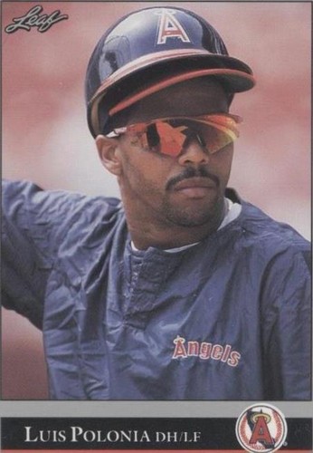 1992 Leaf - Luis Polonia #45