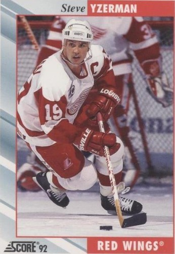 1992-93 Score - Steve Yzerman #400