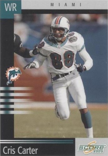 2003 Score Cris Carter #72