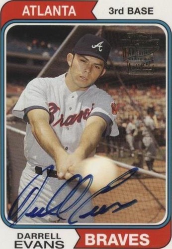 2004 Topps All-Time Fan Favorites - Darrell Evans #FFA-DE