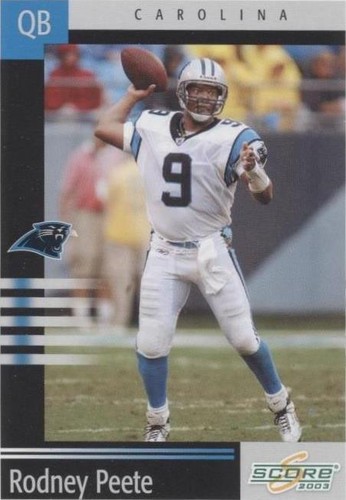 2003 Score Rodney Peete #158
