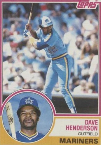 1983 Topps - Dave Henderson #732
