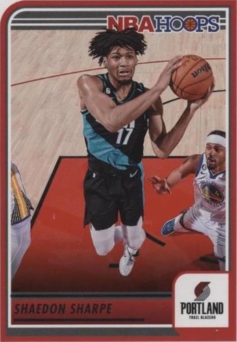 2023-24 Panini NBA Hoops - Shaedon Sharpe #166