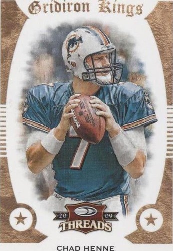 2009 Donruss Threads Chad Henne #10