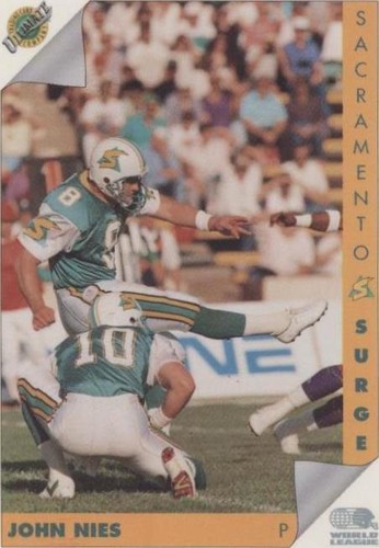 1992 Ultimate World League of American Football John Nies #140