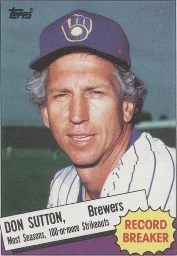 1985 Topps - Don Sutton #10