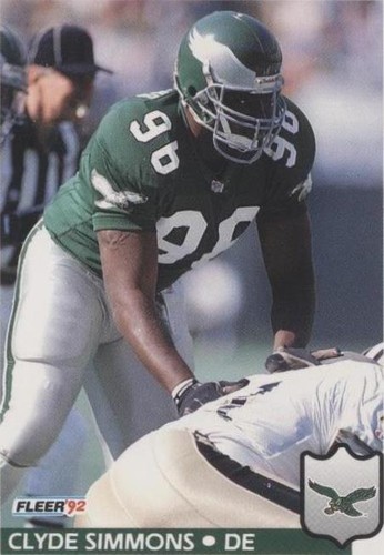 1992 Fleer Clyde Simmons #325