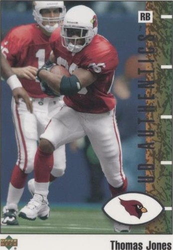 2002 UD Authentics Thomas Jones #3
