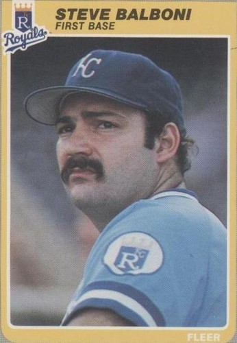 1985 Fleer - Steve Balboni #196