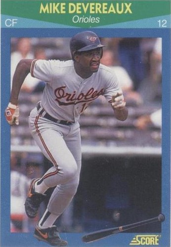 1990 Score Rising Stars - Mike Devereaux #90