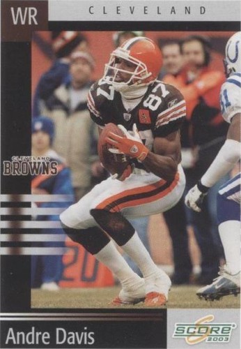 2003 Score Andra Davis #26