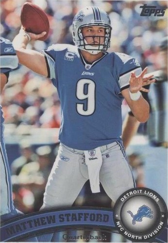 2011 Topps Matthew Stafford #86