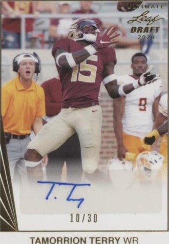 2021 Leaf Ultimate Draft Tamorrion Terry #90-TT2