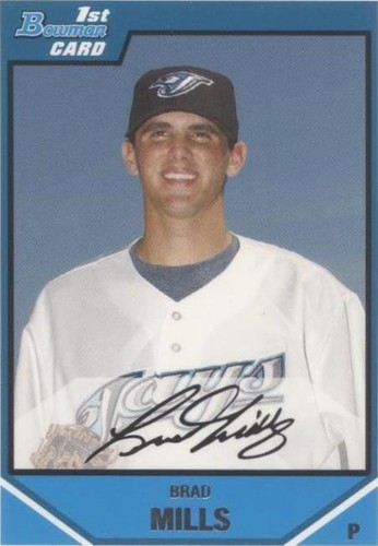 2007 Bowman Draft Picks & Prospects - Brad Mills #BDPP56