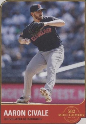 2022 Topps 582 Montgomery Club Set 1 - Aaron Civale #15