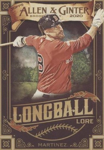 2020 Topps Allen & Ginter's - J.D. Martinez #LL-24