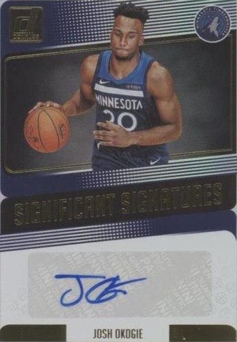 2018-19 Panini Donruss - Josh Okogie #SS-JOK