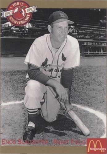 1992 Pacific McDonald's St. Louis Cardinals 100th Anniversary - Enos Slaughter #23