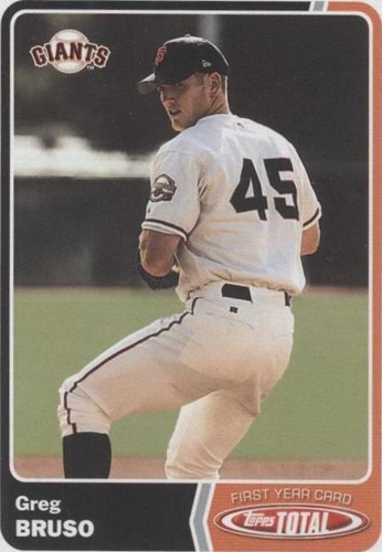 2003 Topps Total - Greg Bruso #903